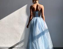 Комплект: корсет бюстьє декорований стразами + пишна спідниця максі  Ручна робота  Комплект: корсет бюстьє декорований стразами + пишна спідниця максі  Ручна робота  | PUSHKA SHOP