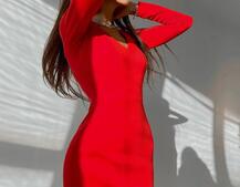 Силуетна сукня з декором із сітки зі стразами | PUSHKA SHOP