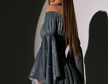 Сяючий комплект: сукня + корсет   Сяючий комплект: сукня + корсет   | PUSHKA SHOP