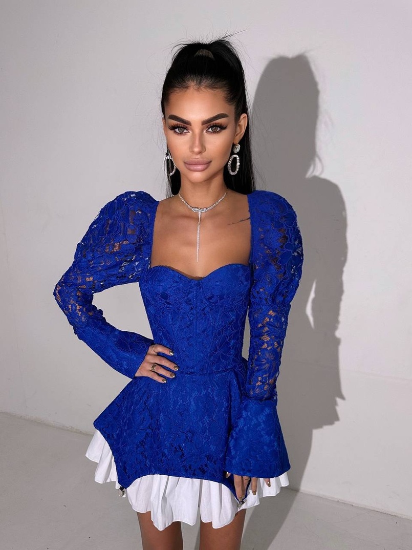 Мереживна сукня з чашечками  Мереживна сукня з чашечками  | PUSHKA SHOP