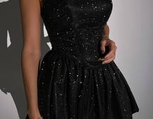 Сяюча корсетна сукня міні Сяюча корсетна сукня міні | PUSHKA SHOP