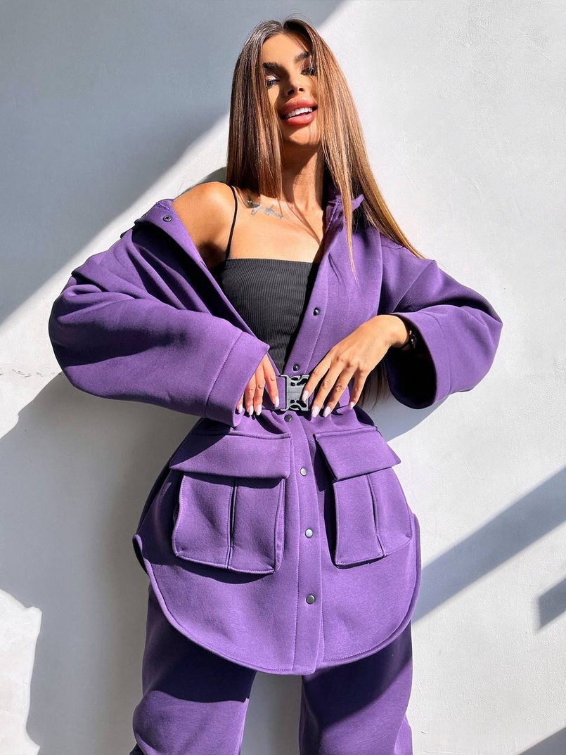 Комплект: тепла сорочка на кнопках + джоггери Комплект: тепла сорочка на кнопках + джоггери | PUSHKA SHOP