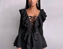 Сукня з воланами  Сукня з воланами  | PUSHKA SHOP