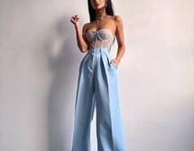 Костюм:  піджак на підкладці, штани+ корсет Костюм:  піджак на підкладці, штани+ корсет | PUSHKA SHOP