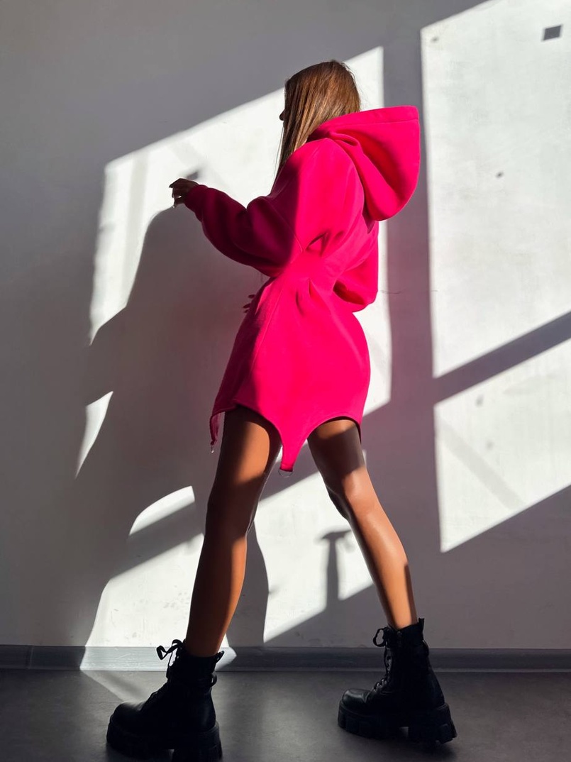 Тепле приталене худі з капюшоном на флісі + корсет на шнурівці Можна носити з корсетом та без Тепле приталене худі з капюшоном на флісі + корсет на шнурівці Можна носити з корсетом та без | PUSHKA SHOP