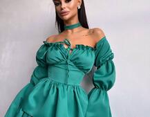 Сукня з чокером  | PUSHKA SHOP