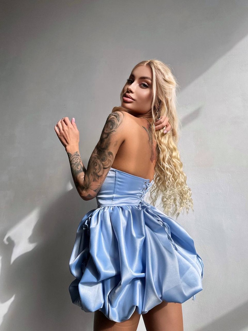 Комплект: корсет з  + спідниця декорована трояндами  Комплект: корсет з  + спідниця декорована трояндами  | PUSHKA SHOP