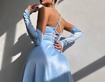 Комплект: корсет з рукавичками + спідниця максі з драпіруванням   | PUSHKA SHOP