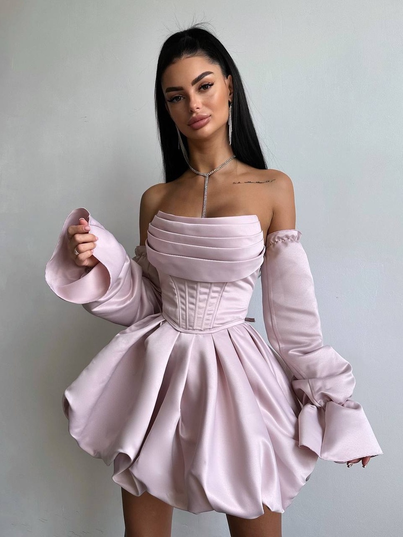 Комплект : корсет з рукавами  + спідниця балон  | PUSHKA SHOP