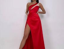 Атласна сукня максі  | PUSHKA SHOP