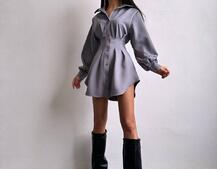 Приталена сорочка + корсет  Приталена сорочка + корсет  | PUSHKA SHOP