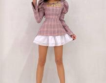 Сукня з об'ємними рукавами + спідниця з воланами Сукня з об'ємними рукавами + спідниця з воланами | PUSHKA SHOP