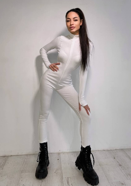 Трикотажный облегающий комбинезон  | PUSHKA SHOP