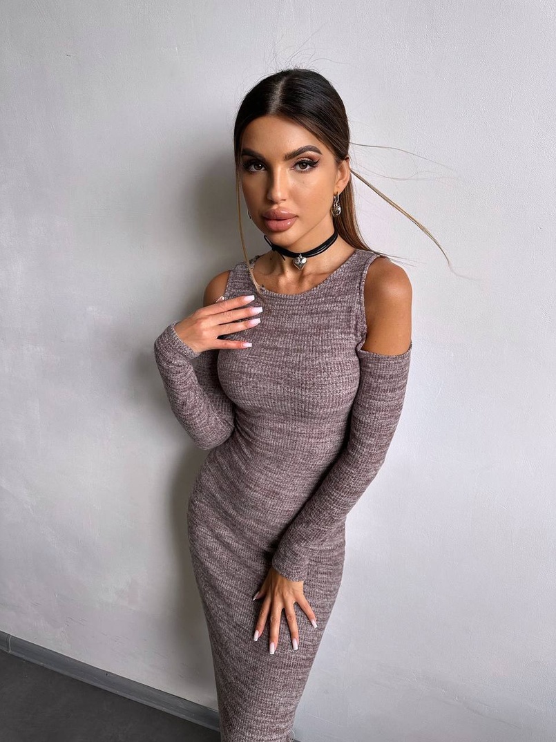 Трикотажна сукня міді    Трикотажна сукня міді    | PUSHKA SHOP