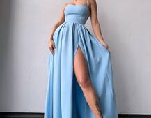 Сукня максі  зі шнурівкою на спинці Сукня максі  зі шнурівкою на спинці | PUSHKA SHOP