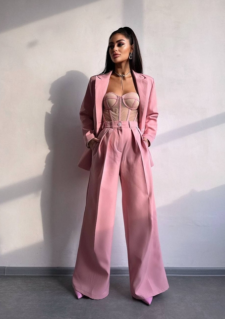 Костюм:  піджак на підкладці, штани+ корсет | PUSHKA SHOP