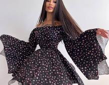 Сукня асиметричного крою з розкльошеними рукавами + корсет декорований стразами Ручна робота Сукня асиметричного крою з розкльошеними рукавами + корсет декорований стразами Ручна робота | PUSHKA SHOP