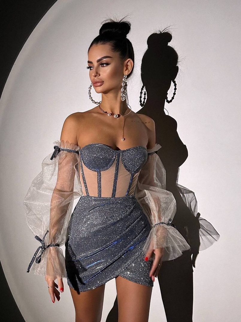 Сяючий комплект: корсет + спідниця  Сяючий комплект: корсет + спідниця  | PUSHKA SHOP