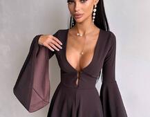 Ромпер з розкльошеними рукавами  Ромпер з розкльошеними рукавами  | PUSHKA SHOP