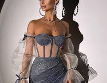 Сяючий комплект: корсет + спідниця  Сяючий комплект: корсет + спідниця  | PUSHKA SHOP