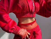 Велюровий комплект декорований стразами( бомбер+ рукавички+ штани + трусики) Велюровий комплект декорований стразами( бомбер+ рукавички+ штани + трусики) | PUSHKA SHOP