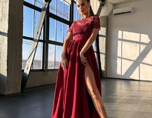 Сукня максі з мереживом  Сукня максі з мереживом  | PUSHKA SHOP