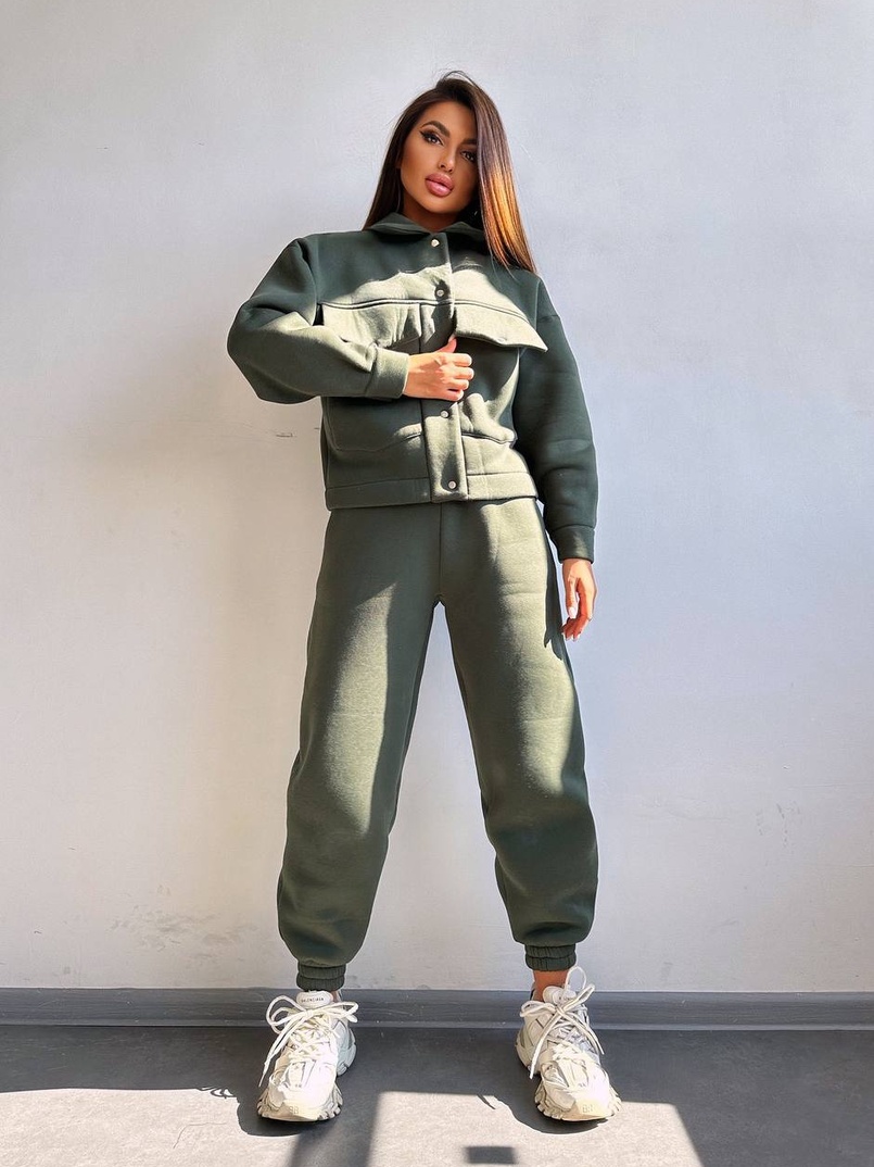 Комплект: тепла сорочка на кнопках + джоггери Комплект: тепла сорочка на кнопках + джоггери | PUSHKA SHOP