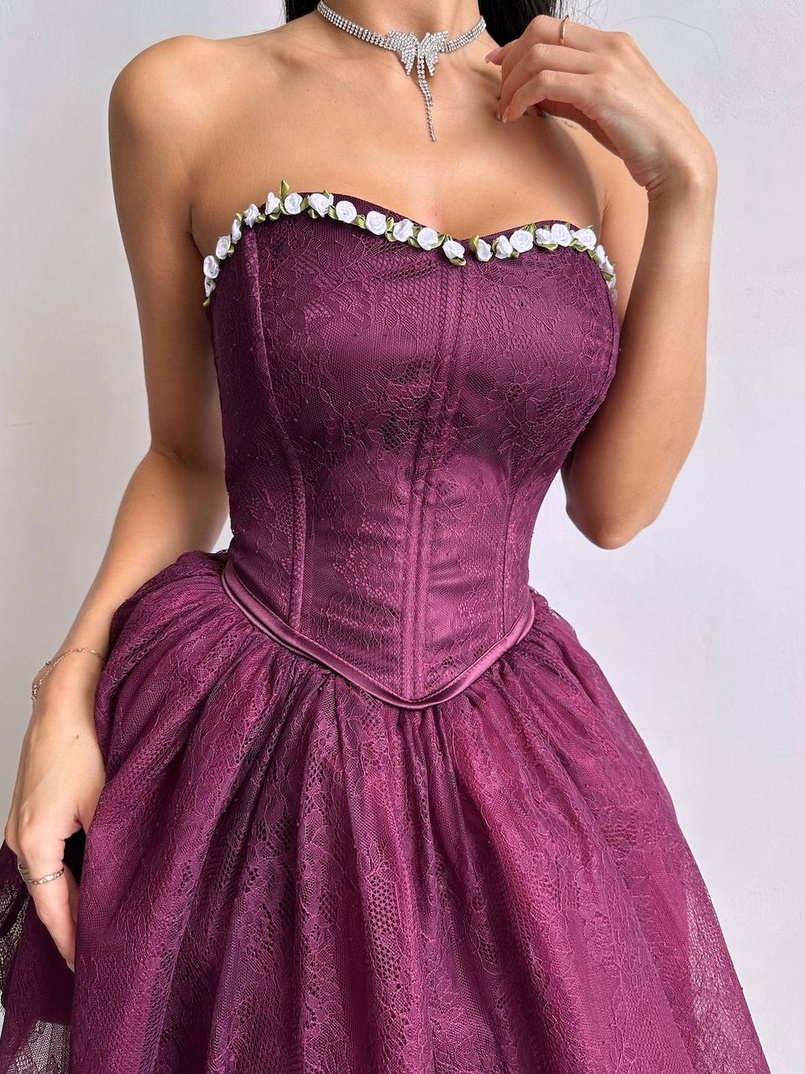 Романтичний комплект із корсета та мереживної спідниці ✨ | PUSHKA SHOP