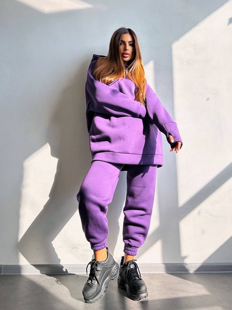 Теплий комплект: худі + спортивні штани Теплий комплект: худі + спортивні штани | PUSHKA SHOP