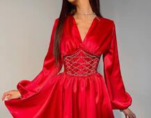 Корсетное платье с пышной юбкой Корсетное платье с пышной юбкой | PUSHKA SHOP