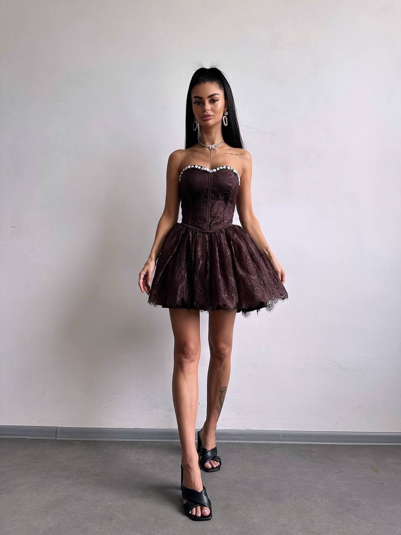 Романтичний комплект із корсета та мереживної спідниці ✨ | PUSHKA SHOP