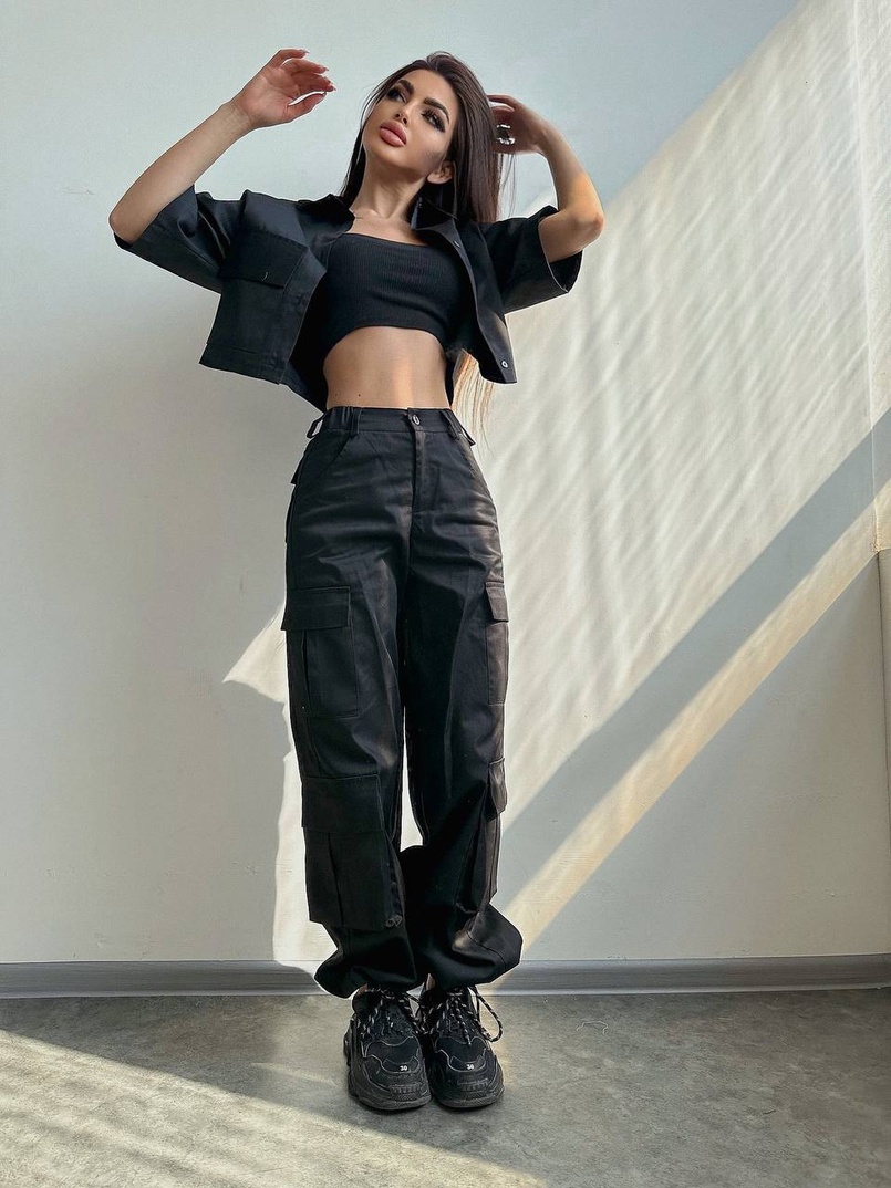 Комплект:  сорочка та штани карго Комплект:  сорочка та штани карго | PUSHKA SHOP