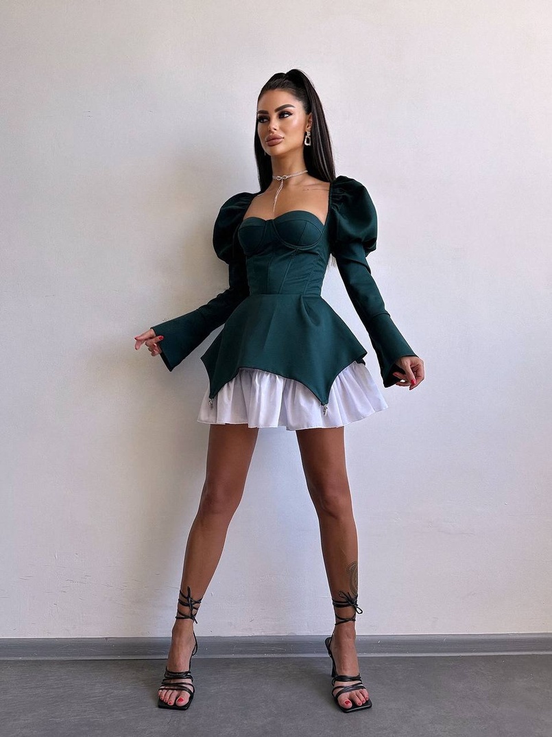 Сукня з чашечками та елементами корсету  Сукня з чашечками та елементами корсету  | PUSHKA SHOP