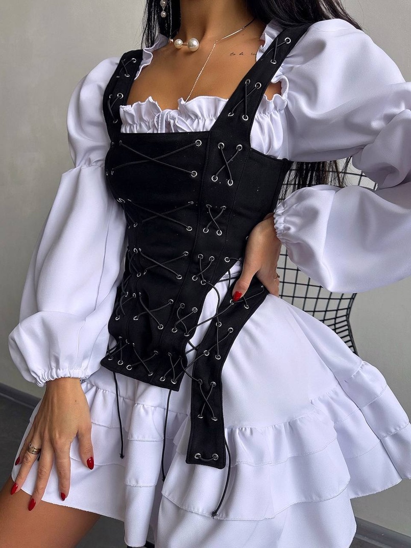 Комплект: сукня + корсет  Комплект: сукня + корсет  | PUSHKA SHOP