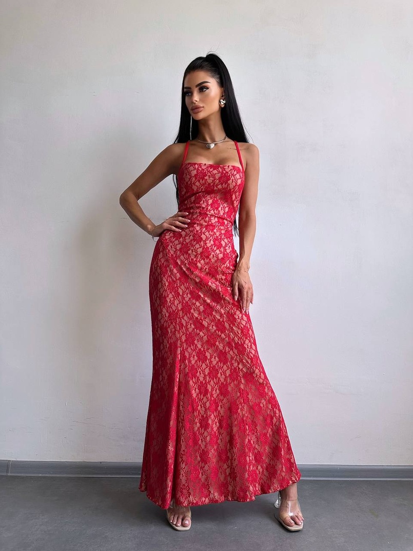 Мереживна сукня максі   Мереживна сукня максі   | PUSHKA SHOP