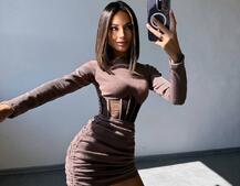 Сукня-міні  з елементами корсету  Довжину спідниці можна регулювати  Сукня-міні  з елементами корсету  Довжину спідниці можна регулювати  | PUSHKA SHOP