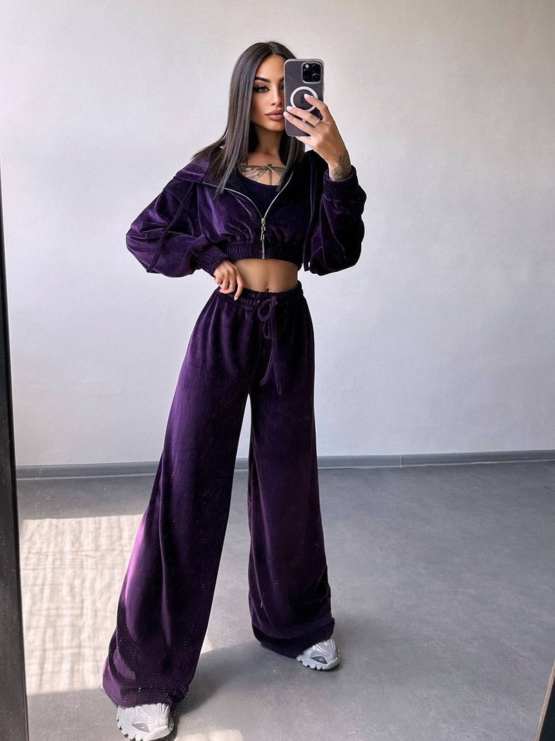 Велюровий комплект трійка  Велюровий комплект трійка  | PUSHKA SHOP