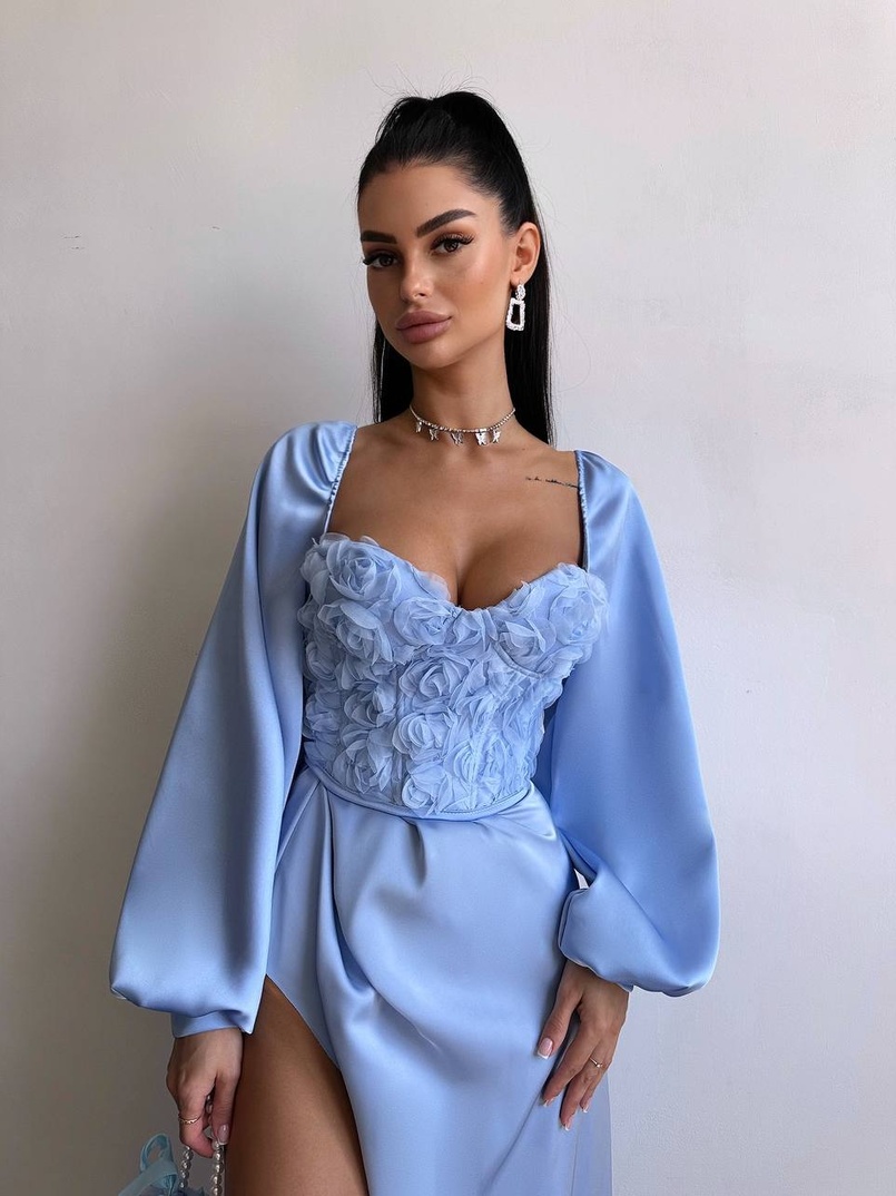 Комплект : корсет + спідниця максі | PUSHKA SHOP