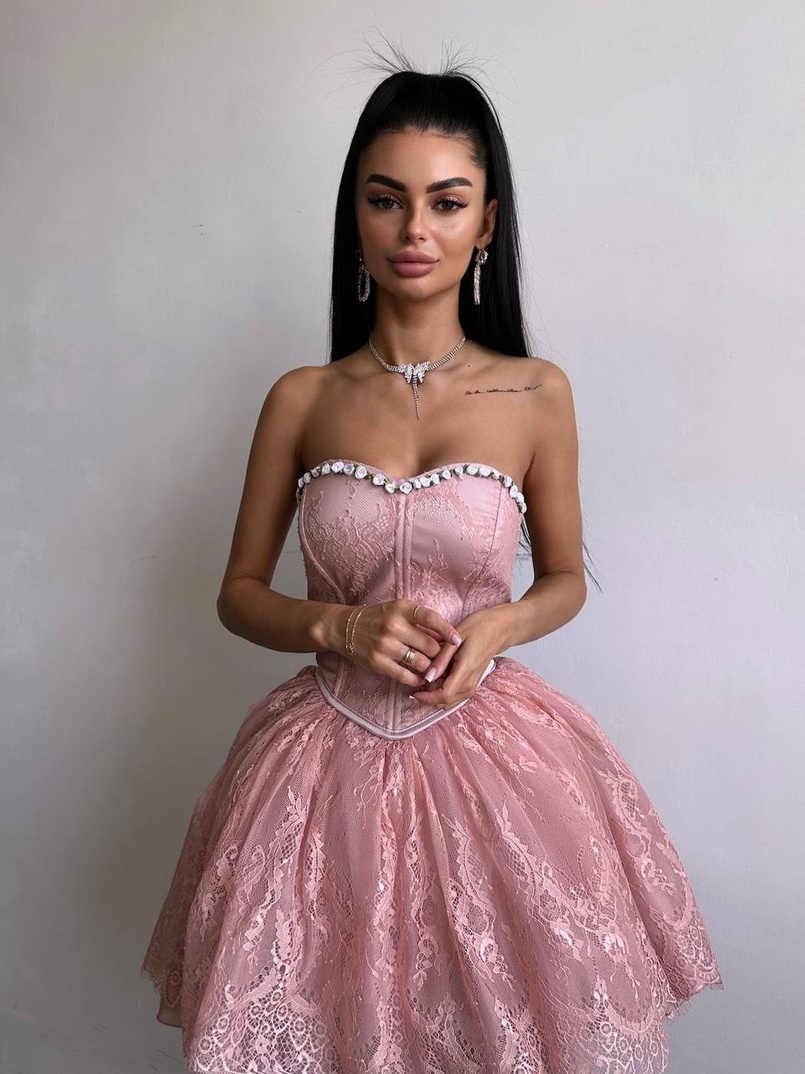 Романтичний комплект із корсета та мереживної спідниці ✨ | PUSHKA SHOP