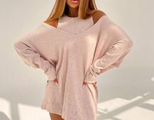 Трикотажна сукня-двійка + гетри  | PUSHKA SHOP