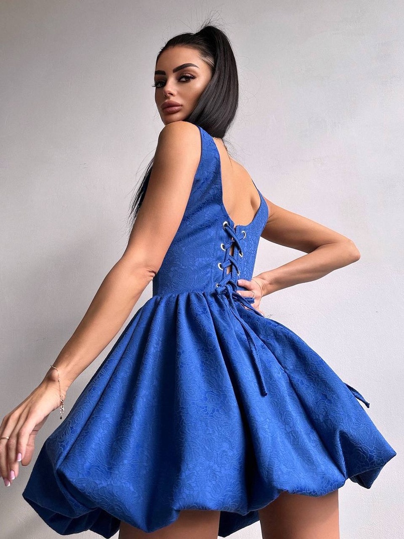 Корсетна сукня с пишною спідницею-балоном Корсетна сукня с пишною спідницею-балоном | PUSHKA SHOP