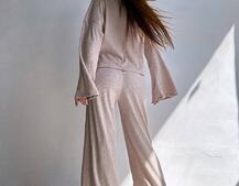 Трикотажний базовий комплект: світшот + штани  Трикотажний базовий комплект: світшот + штани  | PUSHKA SHOP