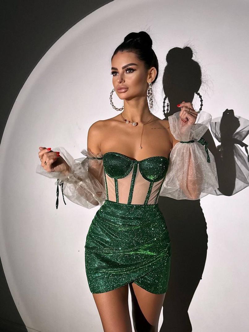 Сяючий комплект: корсет + спідниця  Сяючий комплект: корсет + спідниця  | PUSHKA SHOP