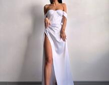 Атласний комплект: корсет бюстʼє + спідниця максі Атласний комплект: корсет бюстʼє + спідниця максі | PUSHKA SHOP