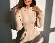 Тепле приталене худі з капюшоном на флісі + корсет на шнурівці Можна носити з корсетом та без Тепле приталене худі з капюшоном на флісі + корсет на шнурівці Можна носити з корсетом та без | PUSHKA SHOP