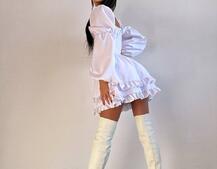 Лялькова сукня з пишною спідницею та корсетним верхом  | PUSHKA SHOP