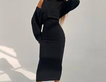 Трикотажна сукня-двійка  Трикотажна сукня-двійка  | PUSHKA SHOP