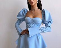 Сукня з чашечками та елементами корсету  | PUSHKA SHOP