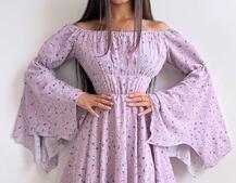 Сукня асиметричного крою з розкльошеними рукавами + корсет декорований стразами Ручна робота Сукня асиметричного крою з розкльошеними рукавами + корсет декорований стразами Ручна робота | PUSHKA SHOP