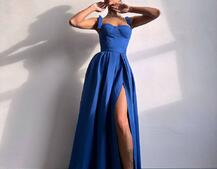 Сукня максі із чашечками та корсетним верхом Сукня максі із чашечками та корсетним верхом | PUSHKA SHOP